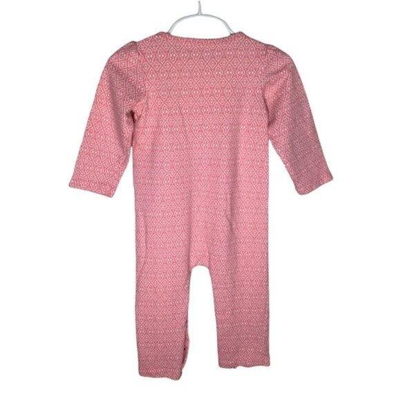 Carters Just One You Baby Girls Pink Turtle Jumpsuit Long Sleeve Size 18M - Picture 2 of 8